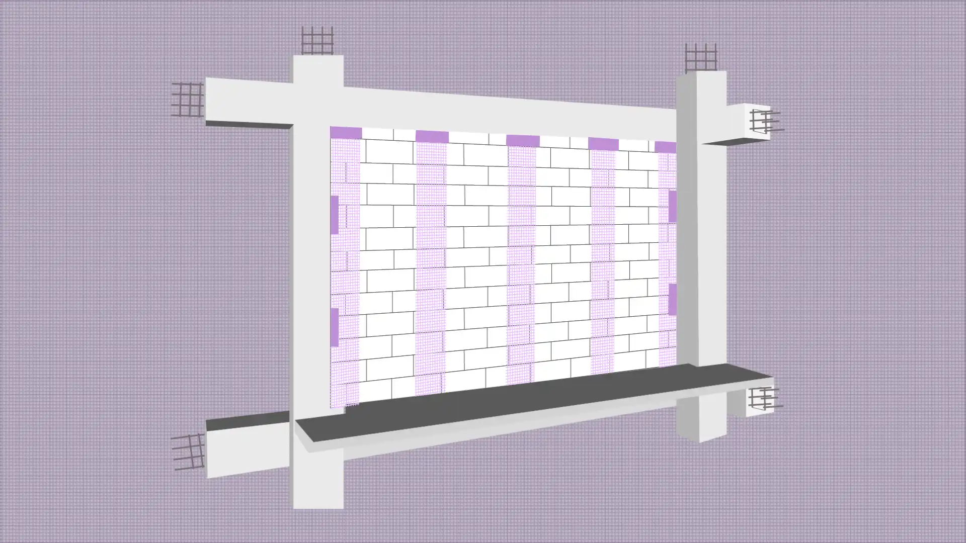 وال مش دیوار (wallmesh) جایگزین وال پست فلزی