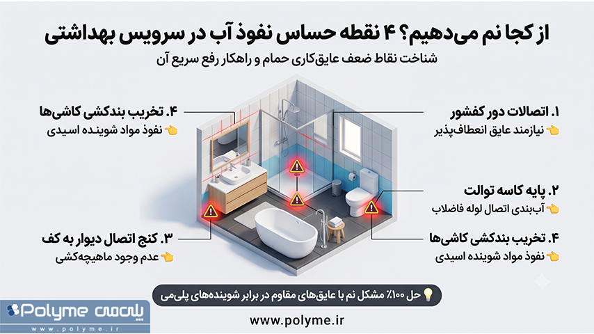 با چه عایقی و چگونه حمام و سرویس بهداشتی را برای همیشه آببندی کنیم؟