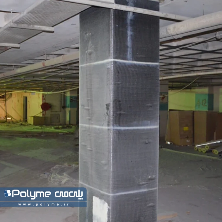 مقاوم سازی ستون بتنی با FRP