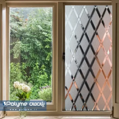 ویندو فیلم شیشه مات دکوراتیو